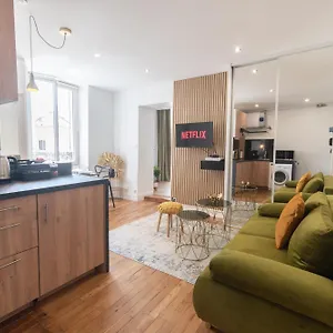  Apartment Parisian & Chic -15 Min From Paris Center France